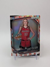 Panini 2025 Prizm Rookie Lucy Olsen Washington Mystics #145 WNBA Logo Variant