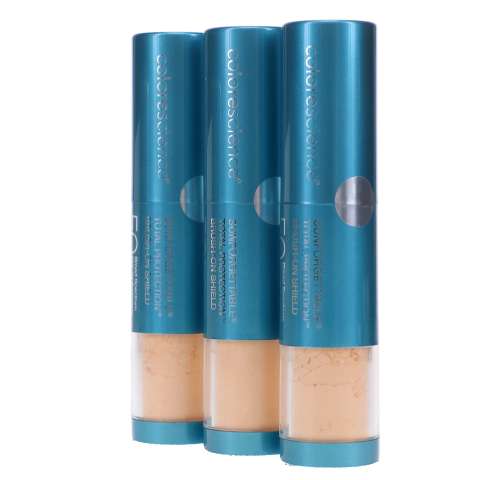 Colorescience Sunforgettable Total Protection Brush-On Shield SPF 50 Fair 3 Pack - Image 4 of 4