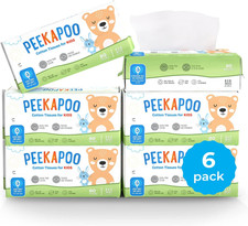 Cotton Tissues - Use Wet or Dry, Unscented, Hypoallergenic, Ultra Soft Tissues f