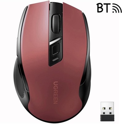 6941876227525 Mysz optyczna Ugreen MU006 bezprzewodowa USB 2.4GHz / Bluetooth 5.