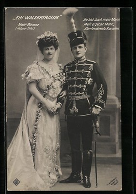 AK Operette Ein Walzertraum, Du bist doch mein Mann..., Schauspielerin Modl und 