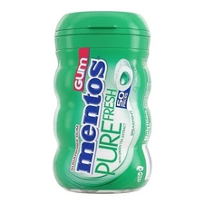 Mentos Pure Fresh Sugar-Free Chewing Gum with Xylitol, Spearmint,