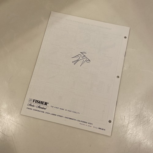 Fisher RS-245 Digital Synthesizer Receiver Service Manual Original - Picture 3 of 3