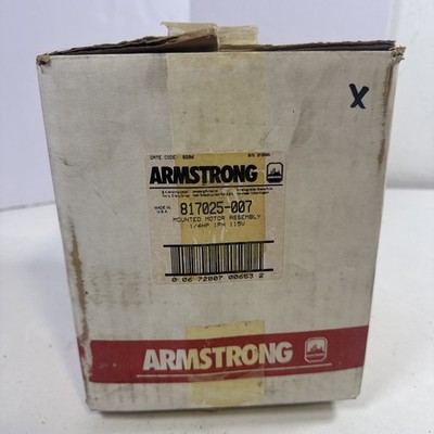 ARMSTRONG 817025-007 / 817025007 (BRAND NEW) 1/4HP   
