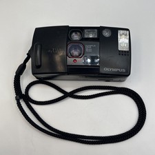 Olympus Weatherproof Infinity Twin Lens 35mm 70mm Stylus Camera Turns On  Read