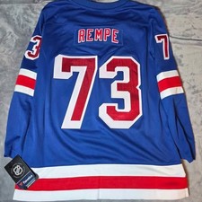 Matt Rempe New York Rangers Womens Large Fanatics NHL Jersey