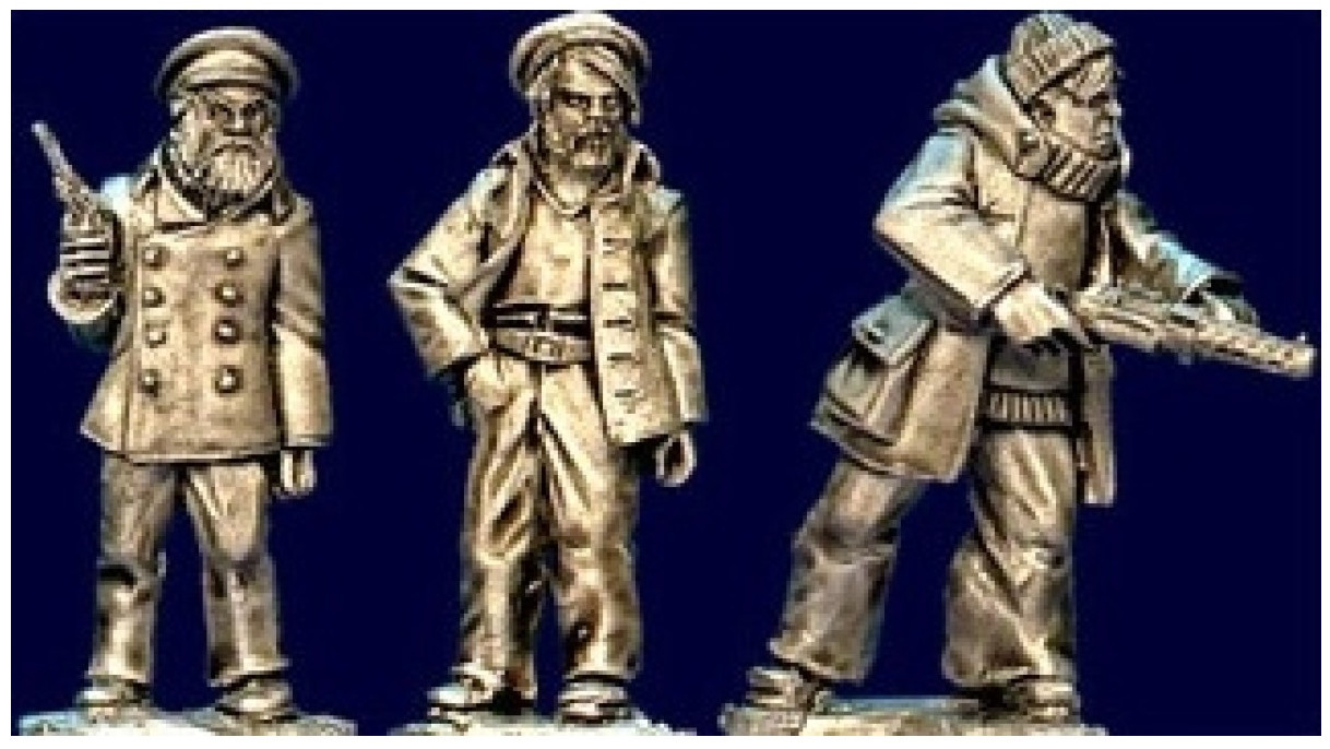 Artizan разрабатывает 28-миллиметровые миниатюры: захватывающие истории - Моряки торгового флота