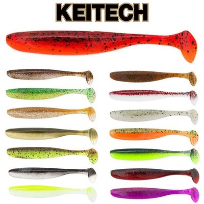KEITECH 2'' Easy Shiner | Gummifisch Barsch Forelle Zander Japanische Köder 5,3cm