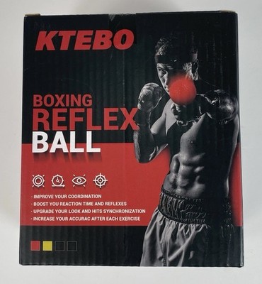 KTEBO Boxing Reflex Ball Set: 4 Balls Improve Agility Speed NEW