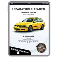 Seat Leon 1M 1999-2006 6 Gang Schaltgetriebe 02M 4WD Werkstatthandbuch PDF Datei