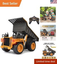 RC Dump Truck with Rechargeable Battery - Fun Indoor  Outdoor Play for Children