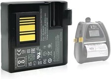  10 Pack 6800mAh Portable Printer Battery for Zebra QLN420, ZQ630 PN: P1040687