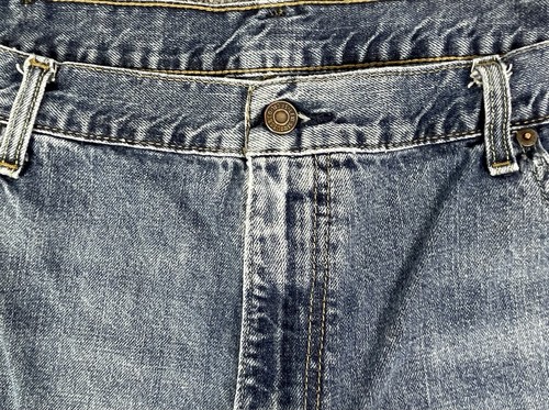 Levi's 559 Men's 46x30 Well-Worn Pair of Blue Jeans "fit like 45x28" - Picture 5 of 15