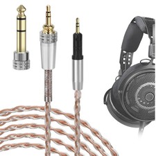 Geekria 3.5mm/6.35mm to 2.5mm Upgrade Audio Cable for ATH-R50x