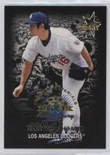 1998 Leaf Fractal Foundation Gold Star Materials /950 Hideo Nomo (Leather) 7v7