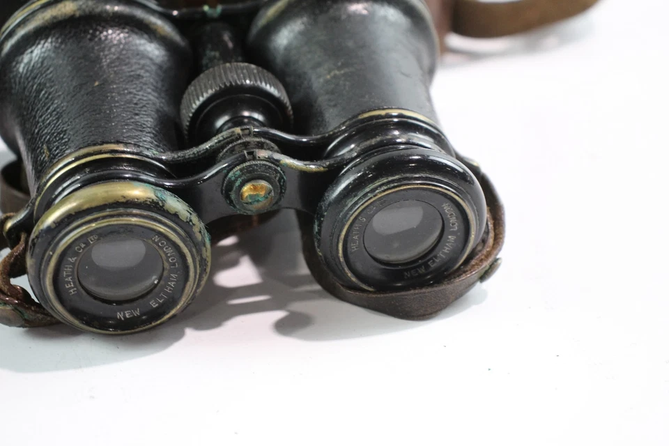 Vintage Voigtlander Braunschweig Mod.08 & Heath & Co Binoculars Working x 2 - Image 4 of 4