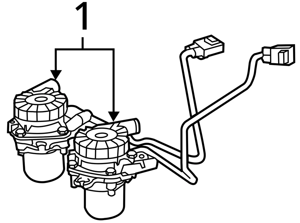 丰田雷克萨斯原始设备制造商烟雾气泵 Assy 17610-0S010 适用于苔原红杉 LX570 — 第 3/3 张图片