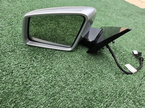2011-2017 Mercedes E350 E550 Coupe Left Door Mirror Blind Spot Silver Rear View - Picture 10 of 15