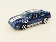 2026 Hot Wheels 92 Ford Mustang Foxbody Blue Nightburnerz 5 Pack Exclusive Loose