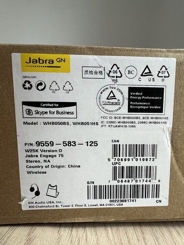 Jabra Engage 75 Black Headband Wireless Stereo Headset - 9555-583-125 - Photo 6/24