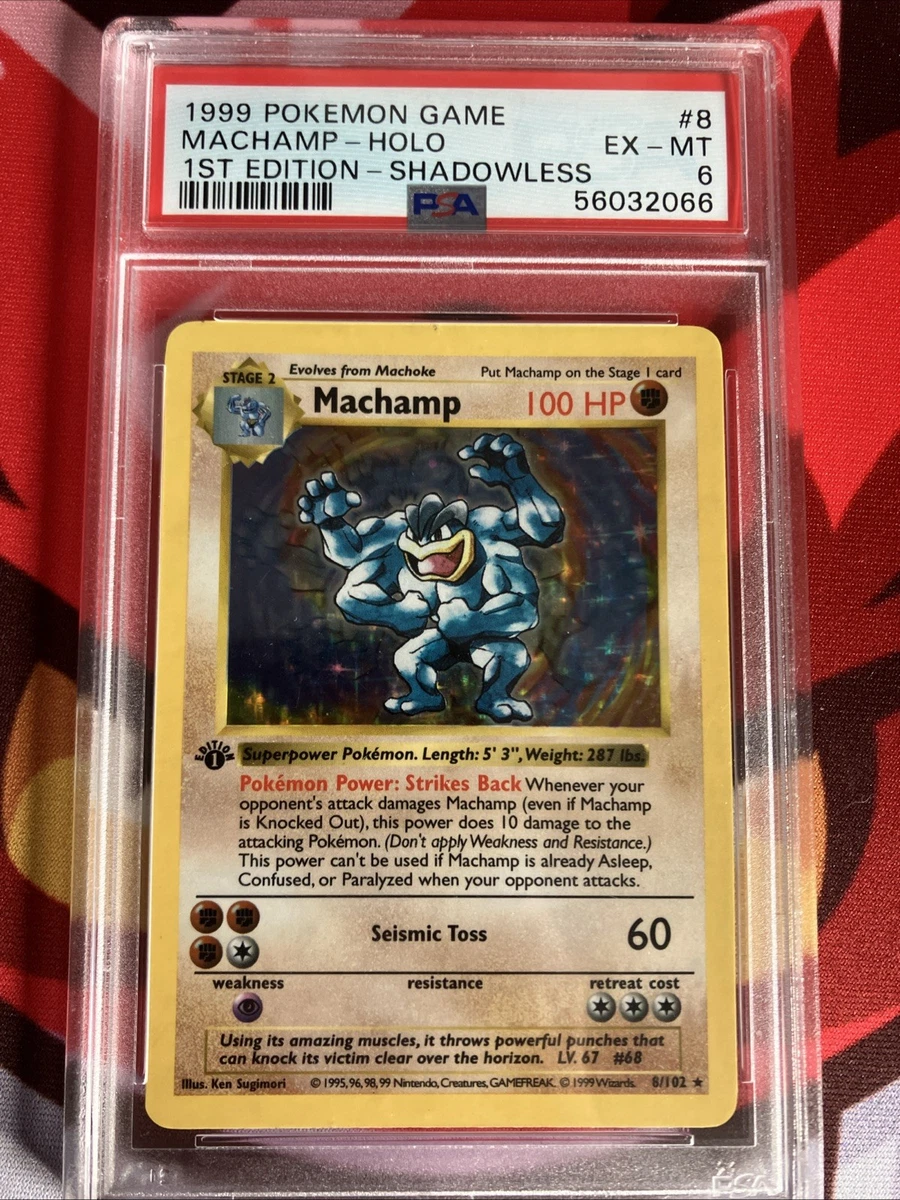 First Edition Pokémon Machamp Individual Cards for sale - eBay