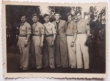 LINZ DP CAMP JEWISH POLICE MEMBERS PHOTO AUSCHWITZ HOLOCAUST SURVIVORS 1948