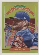 2020 Panini Donruss Optic Diamond Kings Retail Lime Green Prizm Lance Lynn 00gy