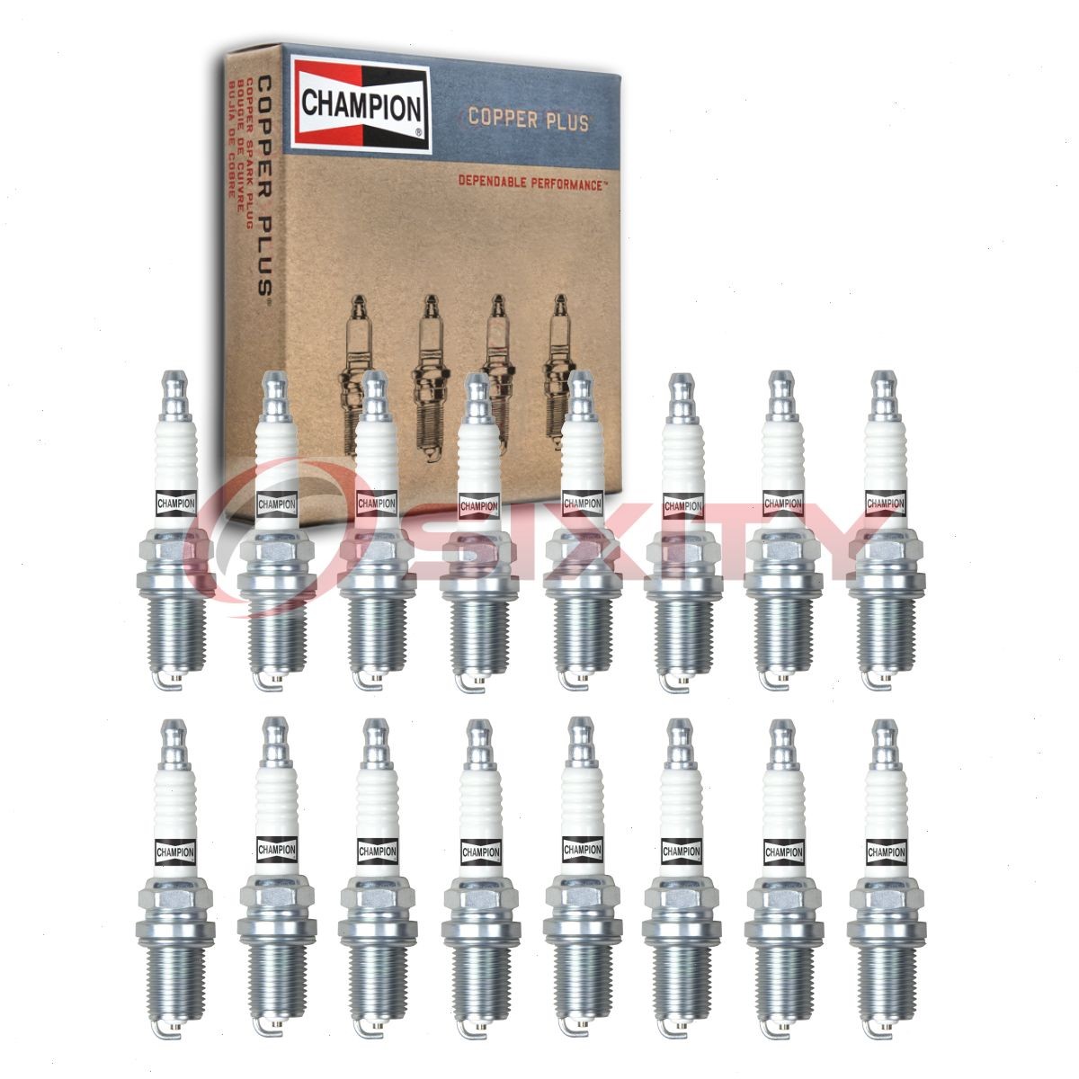 16 pc Champion Copper Plus Spark Plugs for 2002-2007 Mercedes-Benz ML500 sr