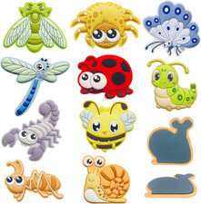 Toddler Fridge Magnets for Kids 1-3, Insect Animal Magnets for Fridge, Baby Magn