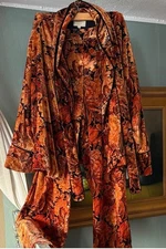 Sezane women's Suit - Wide Leg Pants With Balzer Size Small