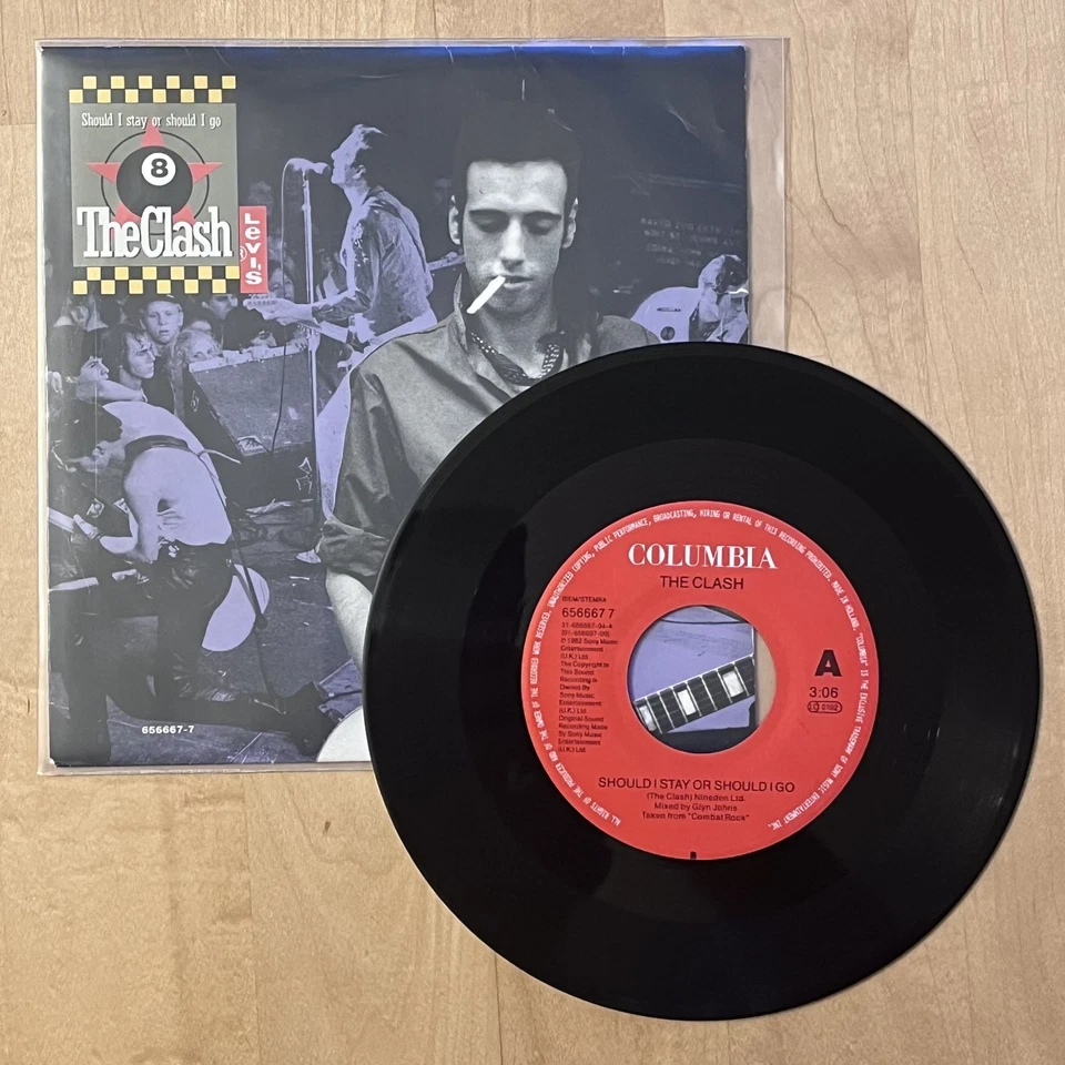 Vinyl 7" Single:  The Clash ‎– Should I Stay Or Should I Go - Bild 3 von 3