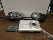 casio exilim ex-z60 with battery also cones with 2 cobra walkie talkies