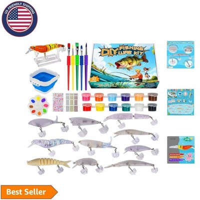 Fun and Safe DIY Fishing Lure Kit for Kids - Ideal Gift for All Seasons