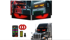 2PC Devil Eyes LED Lights for Car/Truck/SUV Windshield - 23.6"x4.73", App...