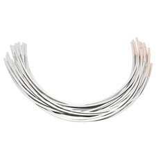 12 Pair Underwires for Bra 9.6 Inch Underwires for Bras Replacement Silver