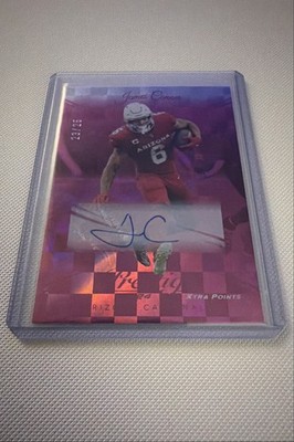 2024 Panini Prestige-James Conner Xtra Points Signatures, Premium Pink SSP 23/25