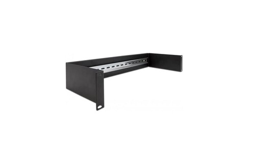 Delock 19" Hutschienenpanel 2 HE - schwarz - 第 1/1 張圖片