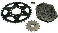 Yamaha Big Wheel 200, 1985-1988, Chain and Sprocket Set - BW200, BW