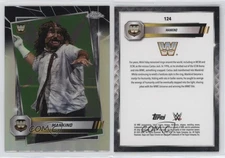 2025 Topps Chrome WWE Neon Green & Black Refractor Mankind #124 HOF