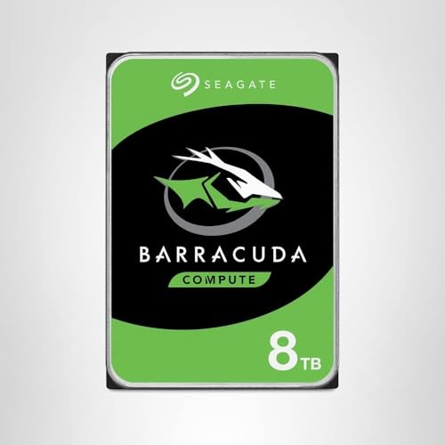 Seagate Barracuda 8TB HDD ③ Seagate BarraCuda 8 TB Internal Hard Drive HDD – 3.5 Inch SATA 6