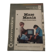 COMMODORE 16 C16 MAZE MANIA Software Vintage SEALED Sigillato Factory Wrap RARE