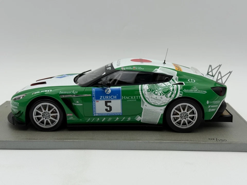 * TM-1801F - Aston Martin V12 Zagato 2012 24 H Nurburgring #5 - 1:18 Tecnomodel - Image 2 of 4