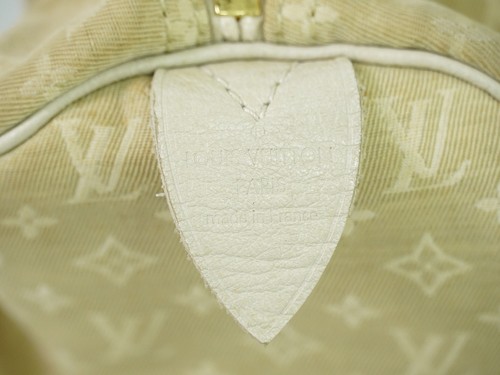 Louis Vuitton Speedy 30 M95319 Monogram Mini Lin Canvas Handbag Dune - Picture 14 of 15