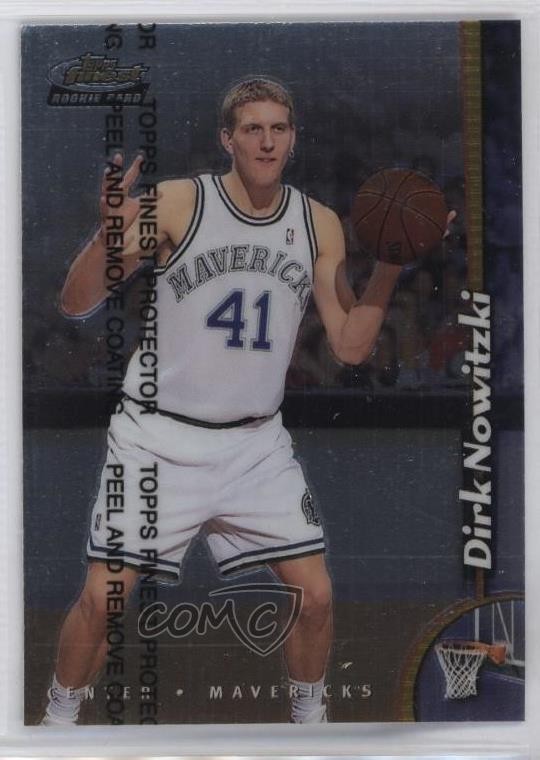 1998-99 Topps Finest Dirk Nowitzki #234 HOF 04dh