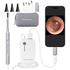 Digital Otoscope with Light, 1080p HD Ear Camera with Ear Wax Removal Tools, ...