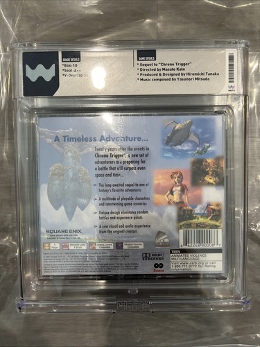Chrono Cross Sony PlayStation 1 PS1 Greatest Hits Brand New Sealed WATA 10 A++ - Picture 2 of 2