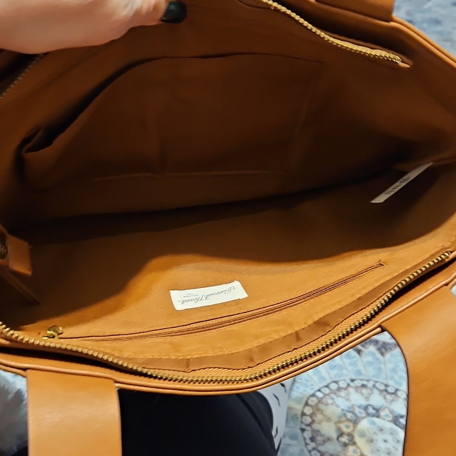 Universal Thread Brown Shoulder Bag Zip Closure F… - image 4