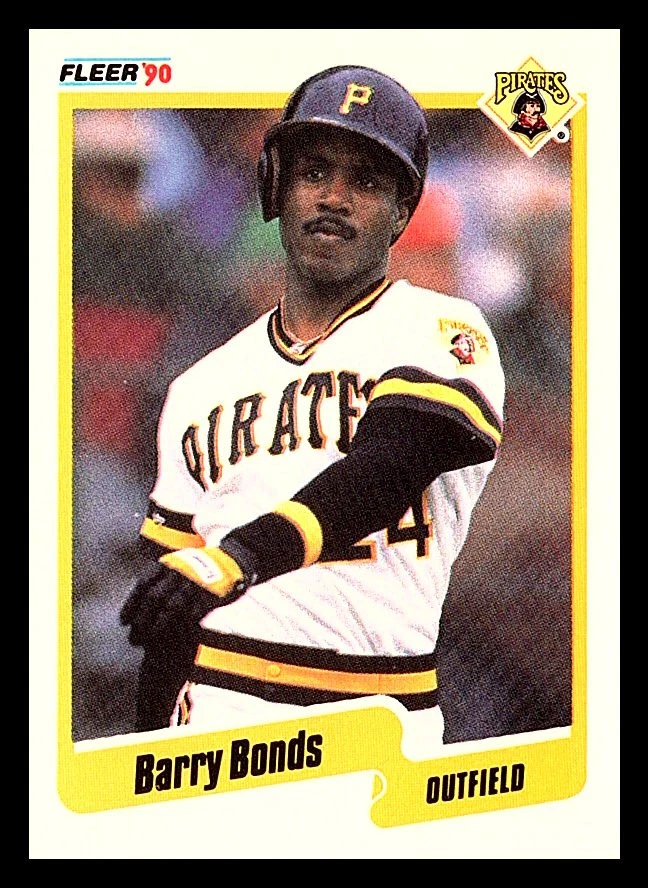 Fleer Barry Bonds 1990 Season Baseball Sports Trading Cards