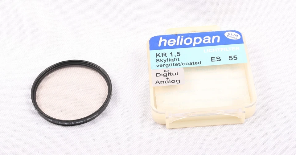 Heliopan ES55 55mm KR1.5 Skylight Coated Lens Filter Made in Gernany Premium - Image 4 of 4