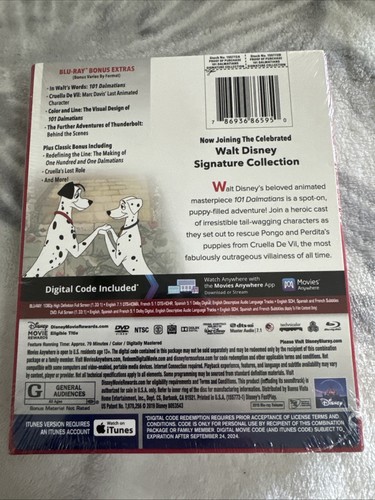 101 Dalmatians Signature Collection (Target Exclusive) (Blu-Ray + DVD + Digital) - Picture 4 of 8